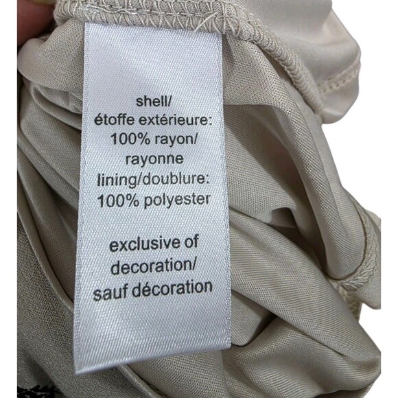 Maurices Dress Womans Large Tan Boho Aztec Southwest Off Shoulder NWT - Picture 10 of 12